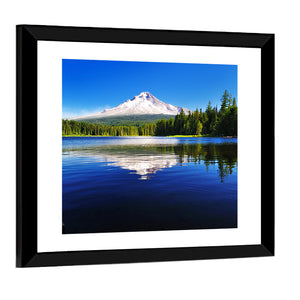 Mount Hood Reflection In Trillium Lake Wall Art