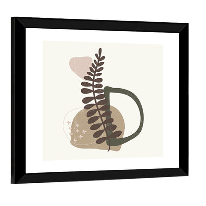 Botanical Vintage Print Boho Minimalist Wall Art