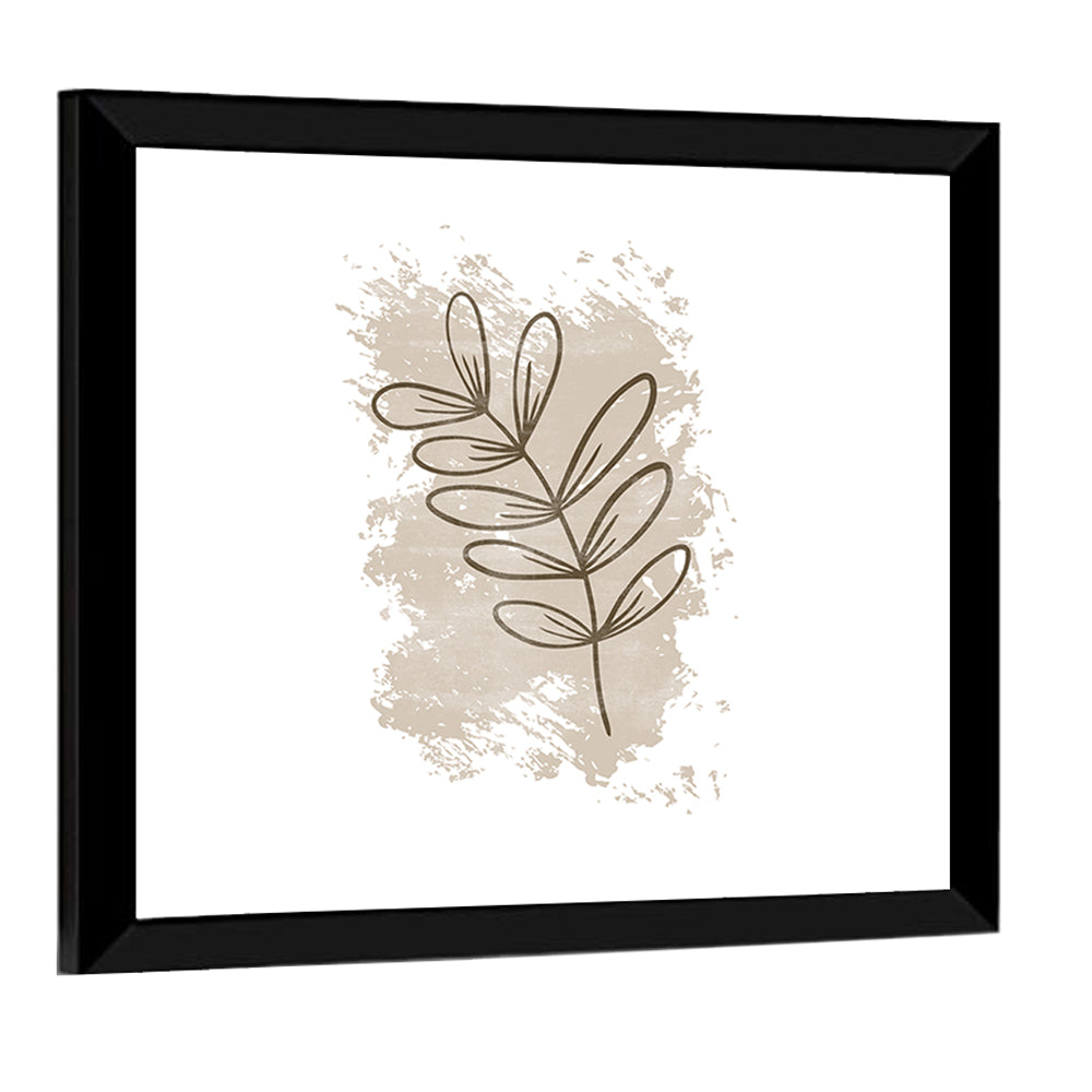 Centered Leaf Study Wall Art