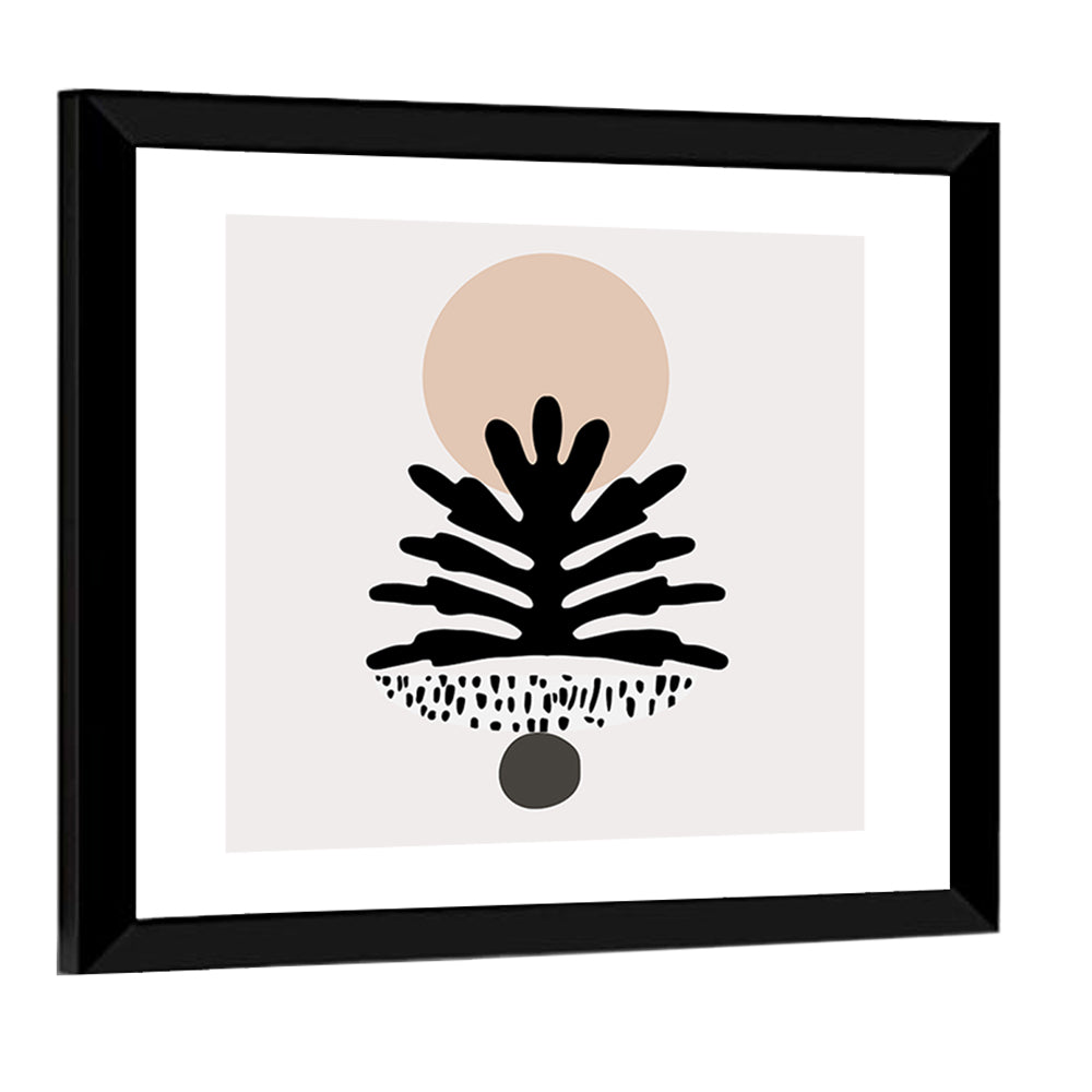 Textured Tropical Tree Wall Art