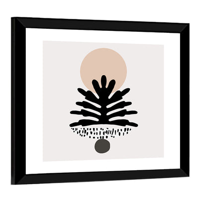 Textured Tropical Tree Wall Art