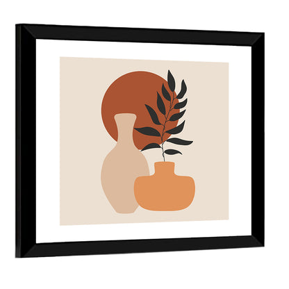 Abstract Botanical Vases Wall Art