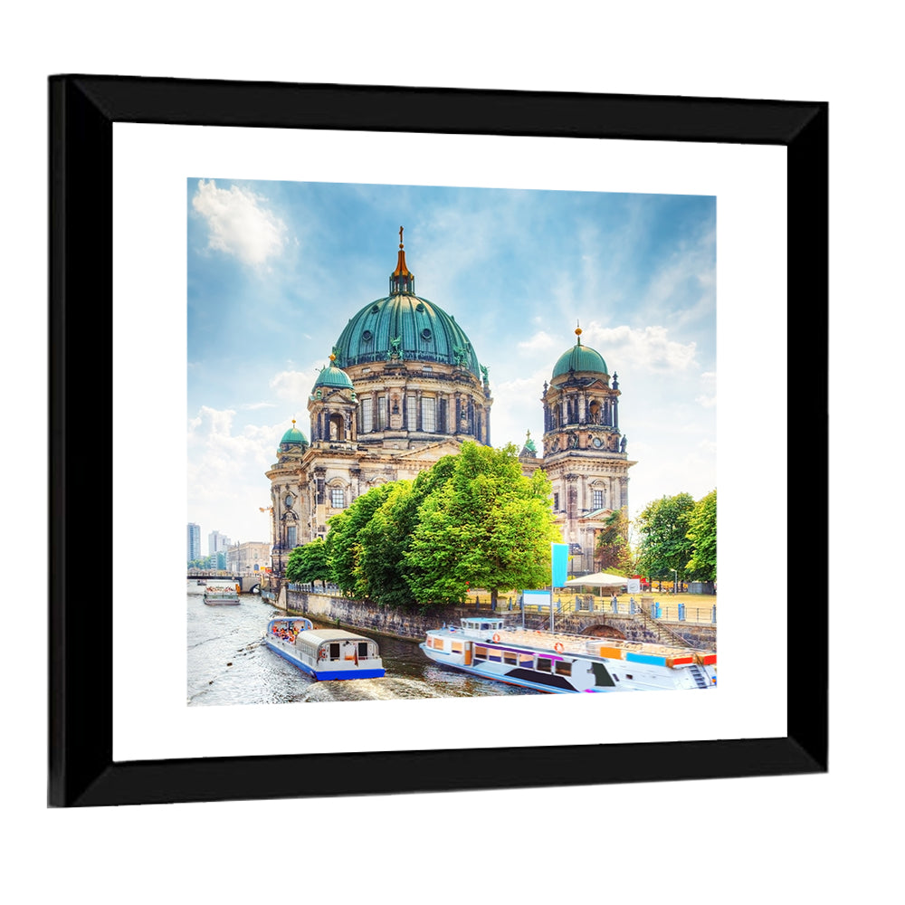 Berlin Cathedral River View Wall Art