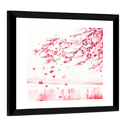 Japanese Cherry Blossom Tree Wall Art