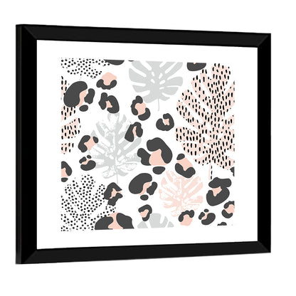 Tropical Leaves Pattern Wall Art