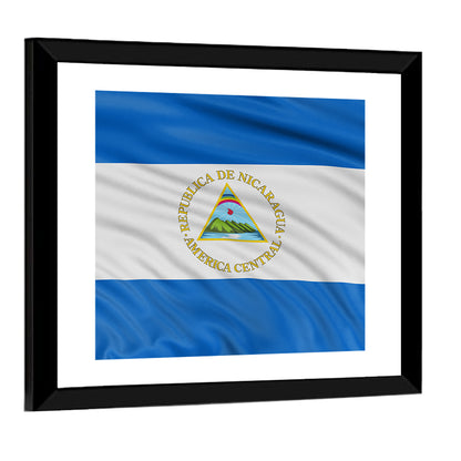 Flag Of Nicaragua Wall Art