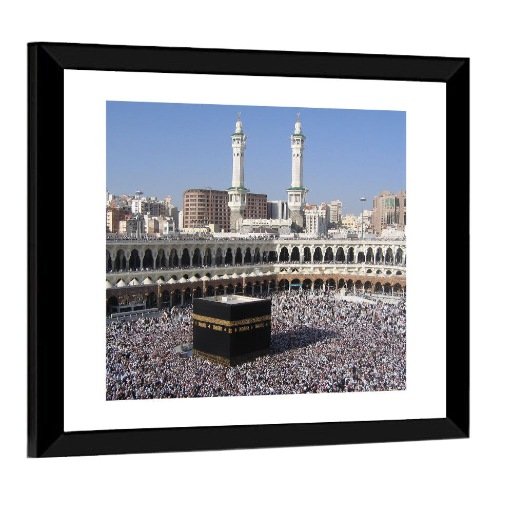 Kaaba at Masjid Al-haram Wall Art