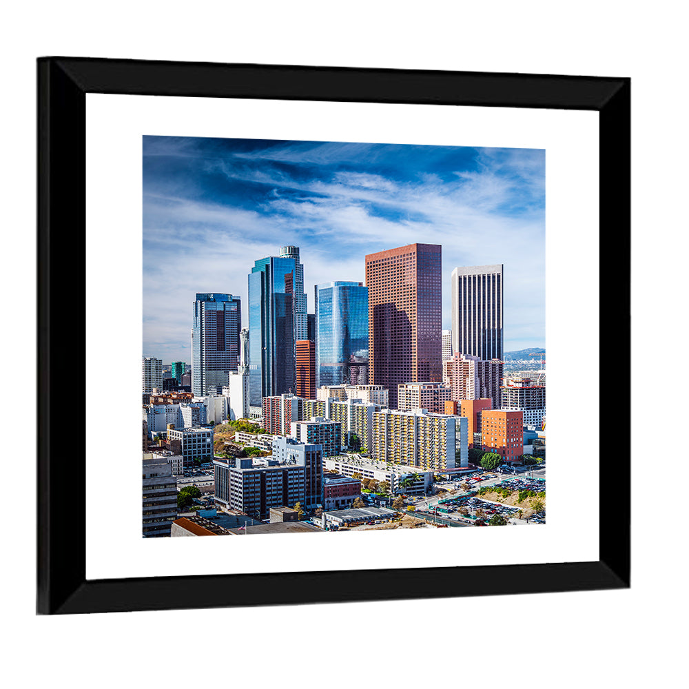 Downtown Los Angeles Skyline Wall Art