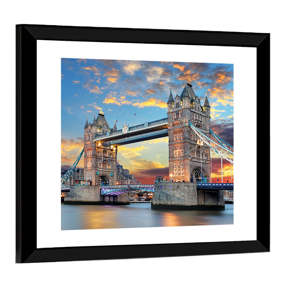 Tower Bridge at Sunset Wall Art