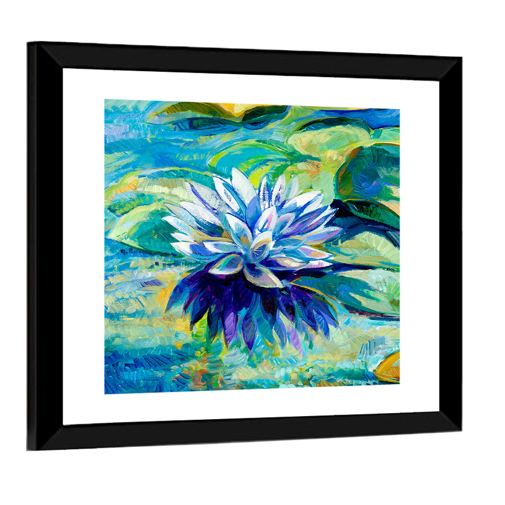 Impressionist Water Lily Study Wall Art