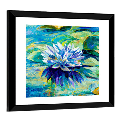 Impressionist Water Lily Study Wall Art