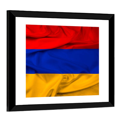 Waving Armenian Flag Wall Art