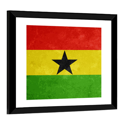 Flag Of Ghana Wall Art