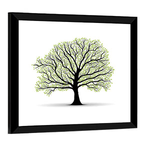 Vector Tree Silhouette Wall Art