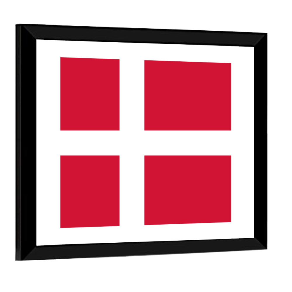 Flag Of Denmark Wall Art