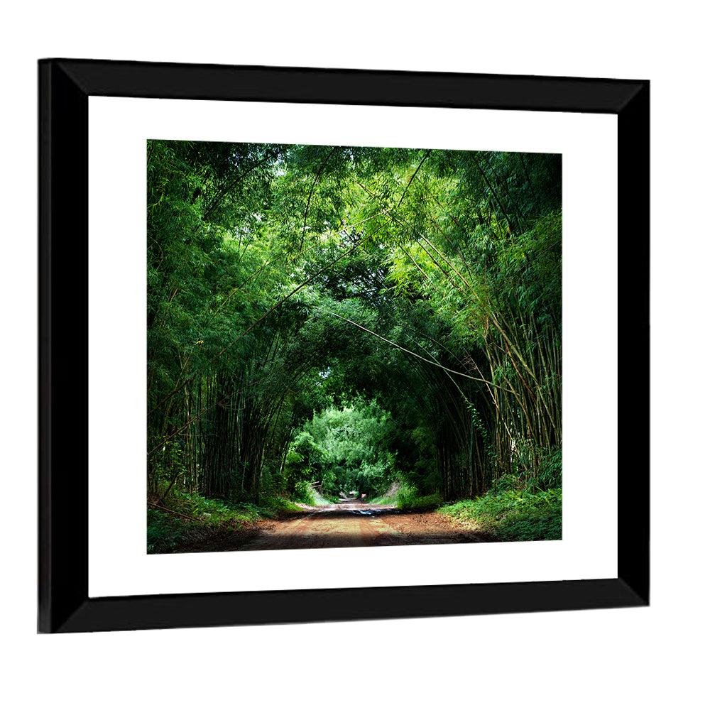 Bamboo Road in Kyoto Wall Art