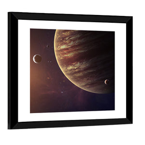 Jupiter Planet From Space Wall Art