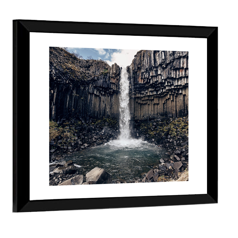 Svartifoss Basalt Waterfall Wall Art