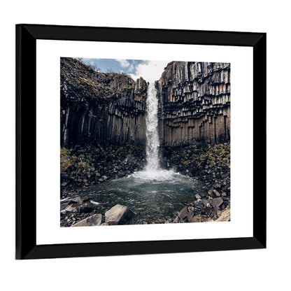 Svartifoss Basalt Waterfall Wall Art