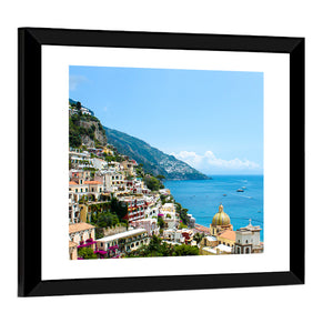 Positano Town On Amalfi Coast Wall Art