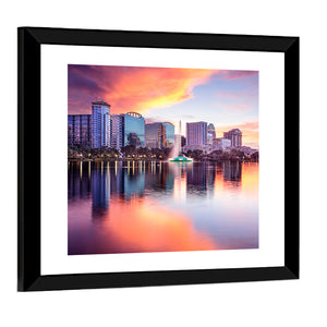 Orlando Downtown Skyline Wall Art