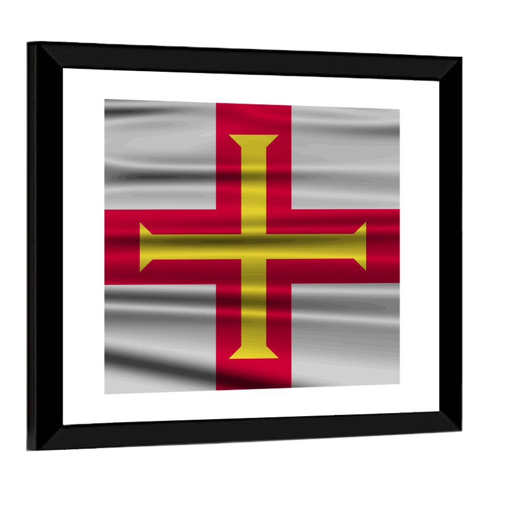 Flag Of Guernsey Wall Art