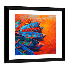 Boats & Jetty Artwork Wall Art