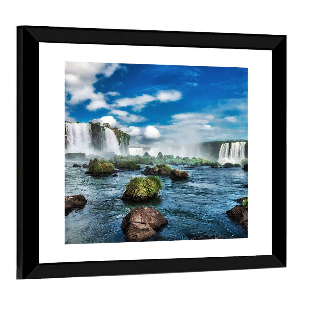 Iguacu Falls In Brazil Wall Art