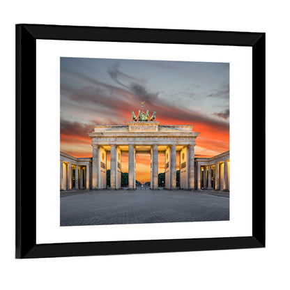 Brandenburg Gate at Dusk Wall Art