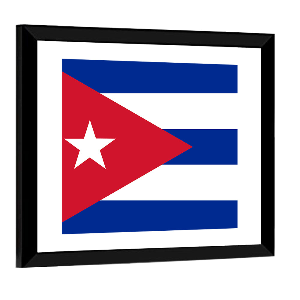 Cuban National Flag Wall Art