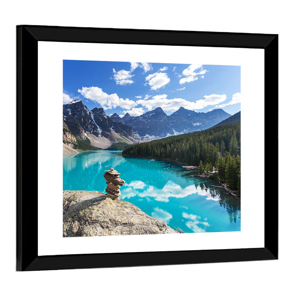 Moraine Lake Reflection Wall Art