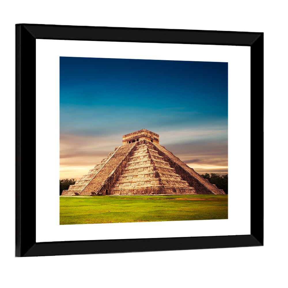 Temple of Kukulkan, Chichen Itza Wall Art