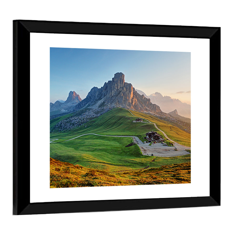 Passo Giau Dolomites Valley Wall Art