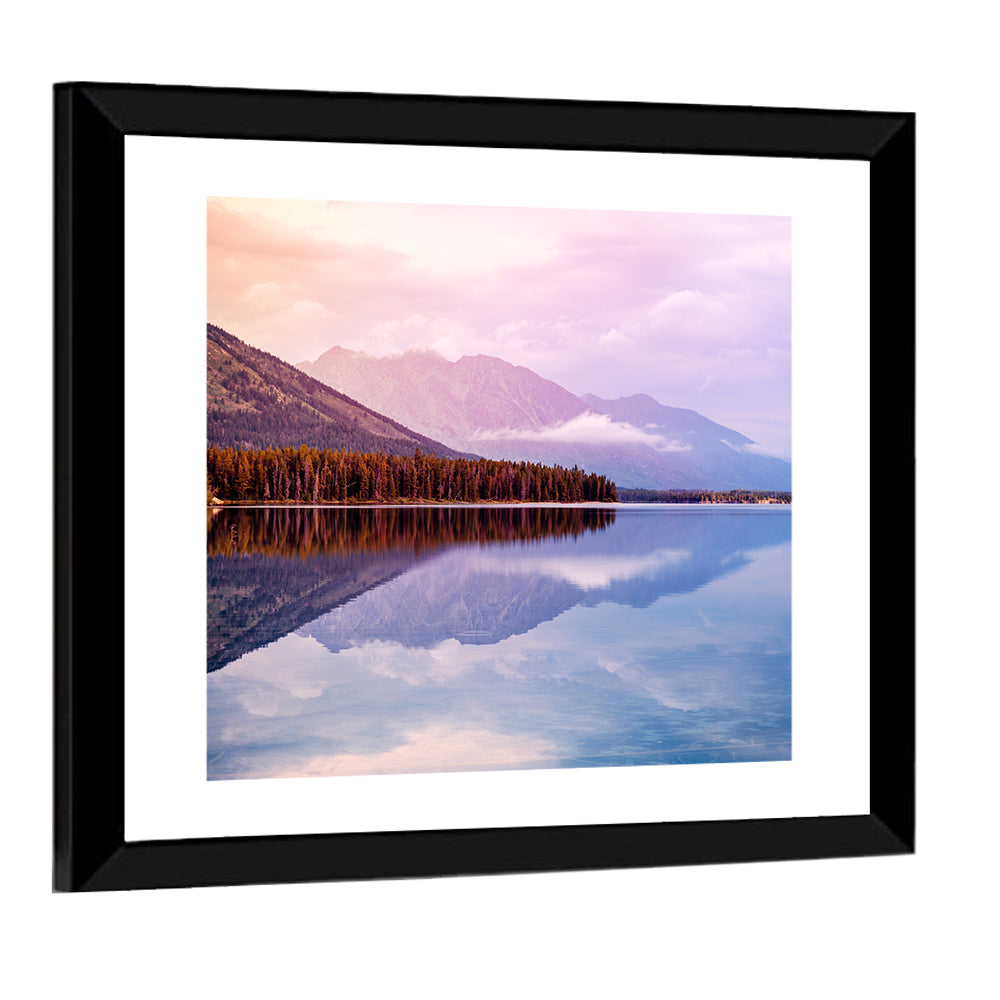 Leigh Lake In Wyoming Wall Art