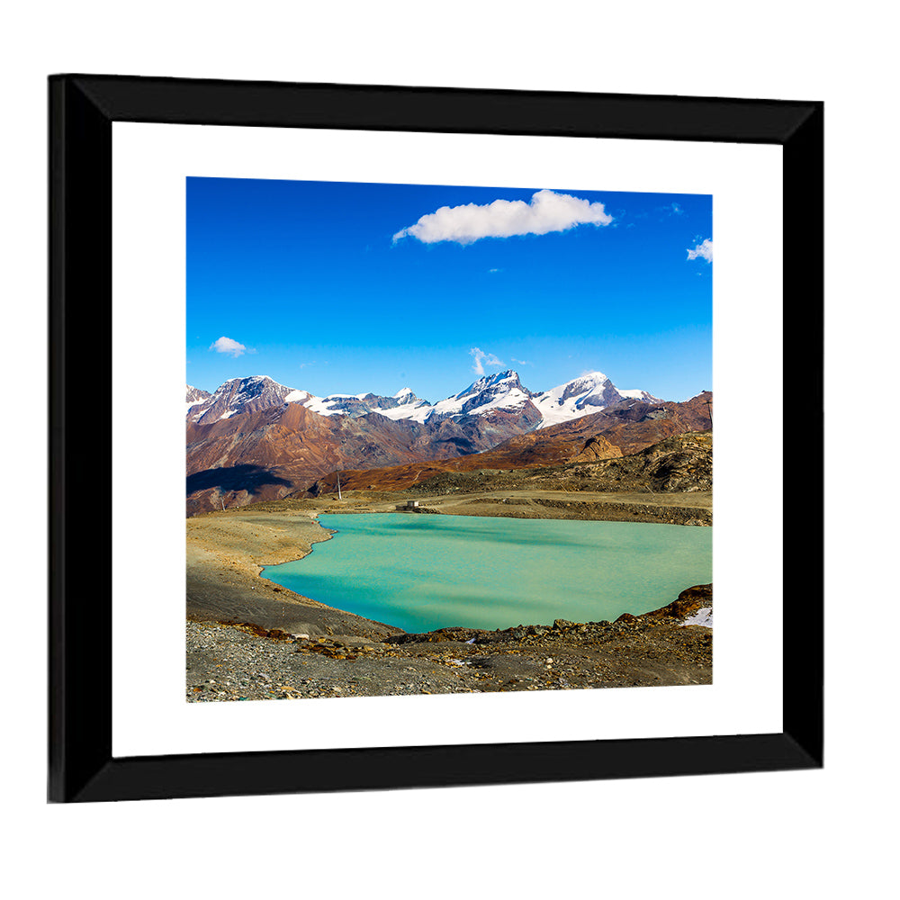 Turquoise Alpine Lake, Switzerland Wall Art