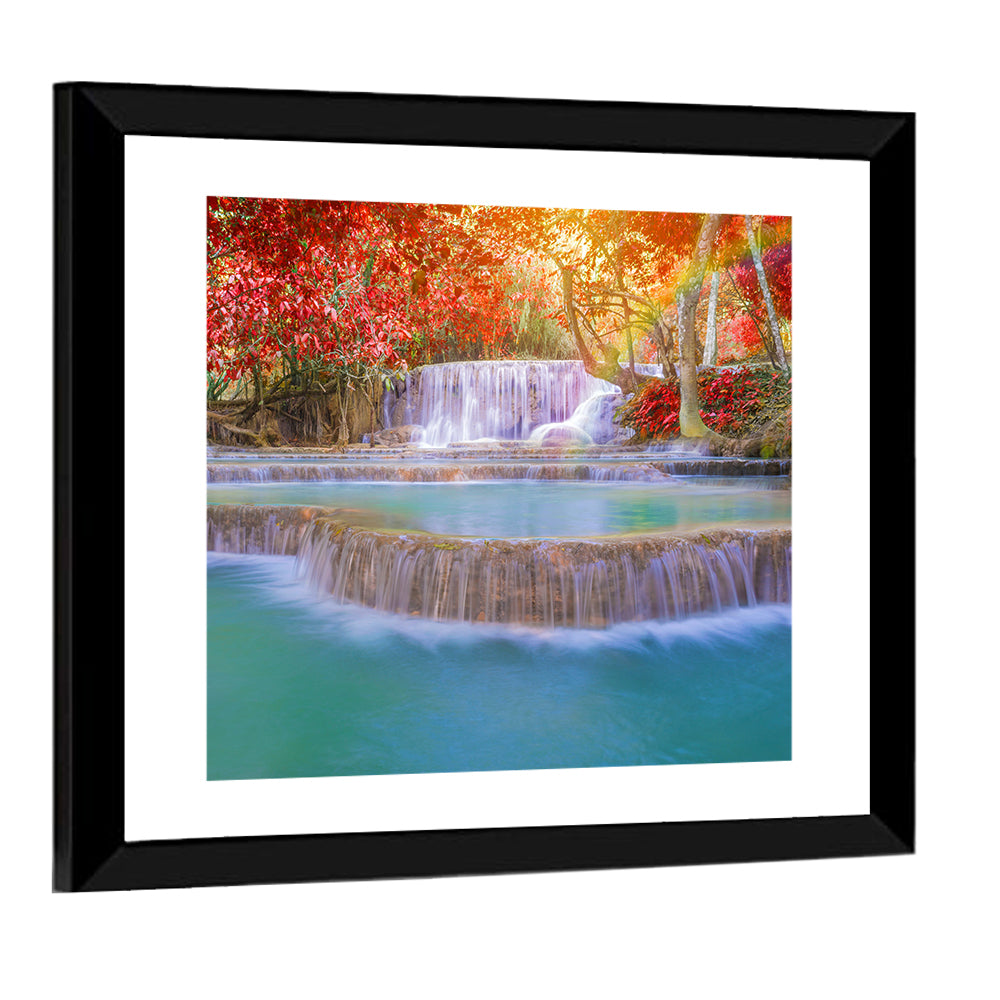 Tat Kuang Si Tiered Waterfalls Wall Art