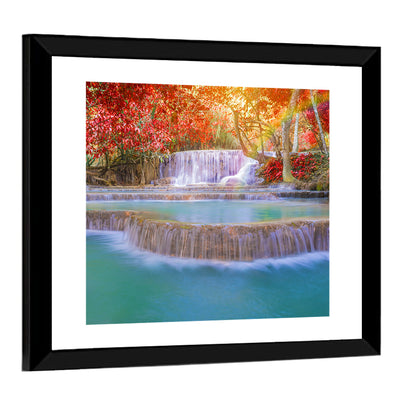 Tat Kuang Si Tiered Waterfalls Wall Art