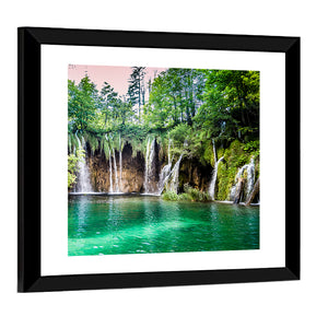 Waterfalls In Plitvice Lakes Wall Art