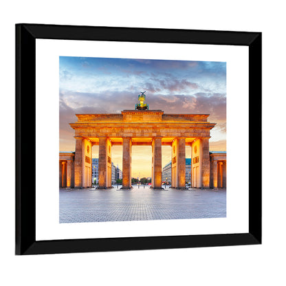 Brandenburg Gate at Night Wall Art