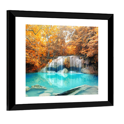 Erawan Waterfall National Park Kanjanaburi Wall Art