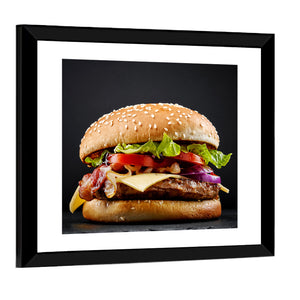 Tasty Burger Wall Art