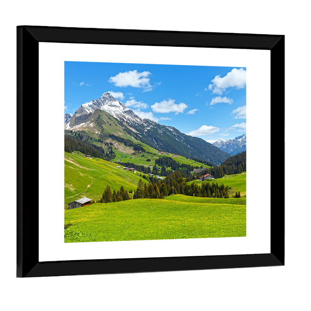 Biberkopf Meadow View Wall Art