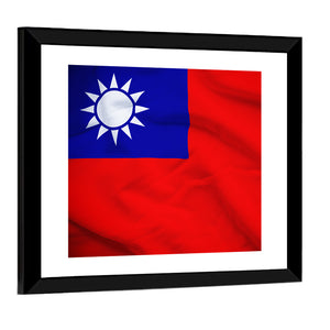 Flag Of Taiwan Wall Art