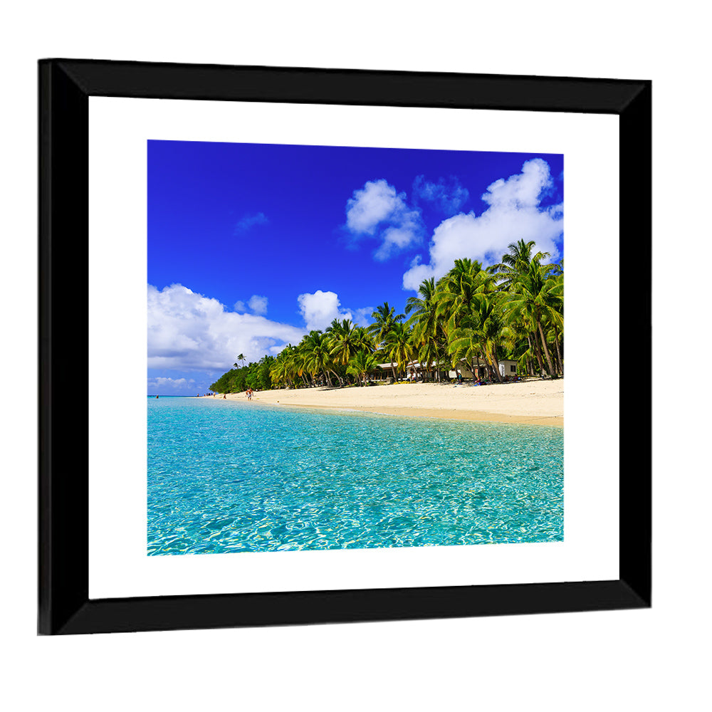 Dravuni Island Beach, Fiji Wall Art