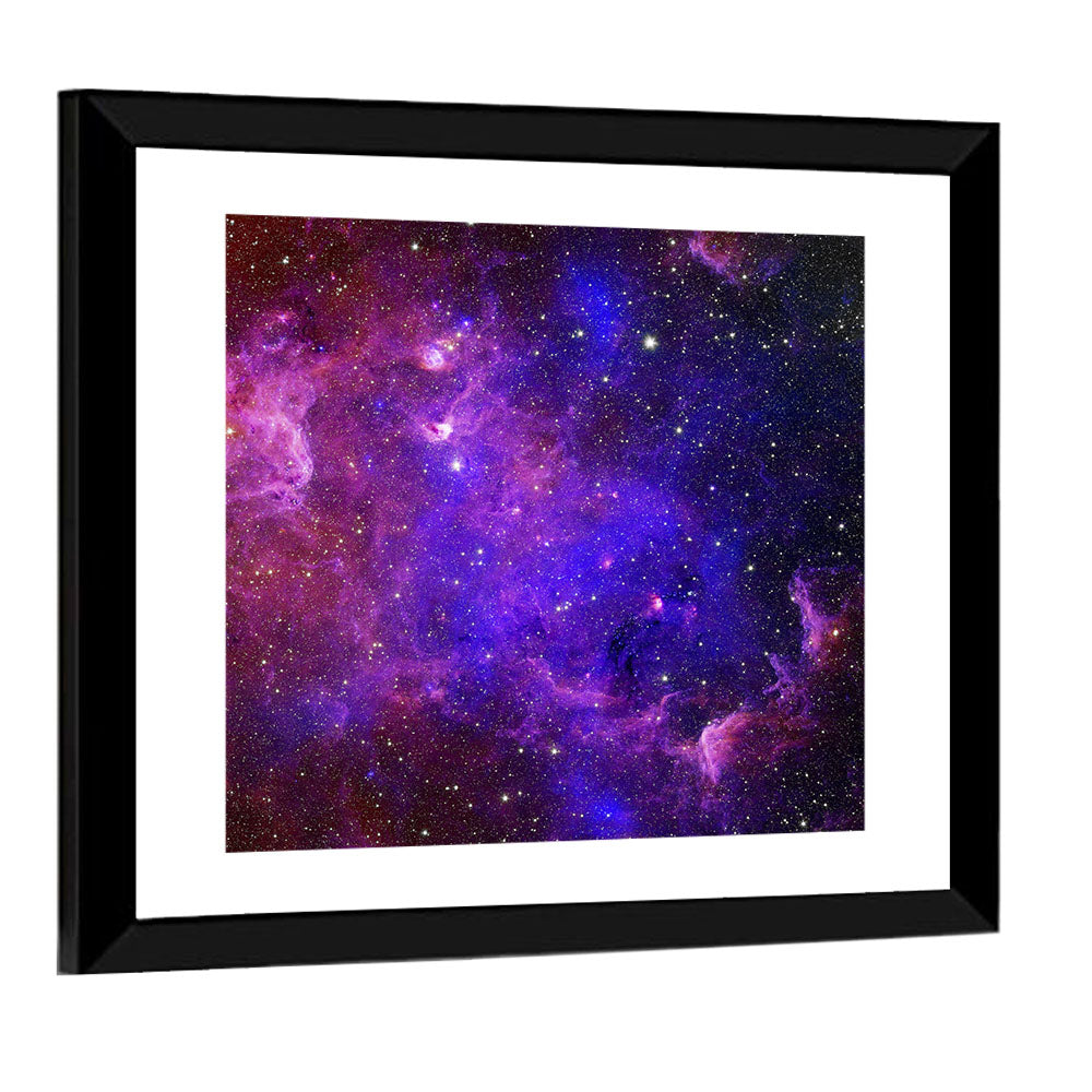Nebula and Starfield in Deep Space Wall Art