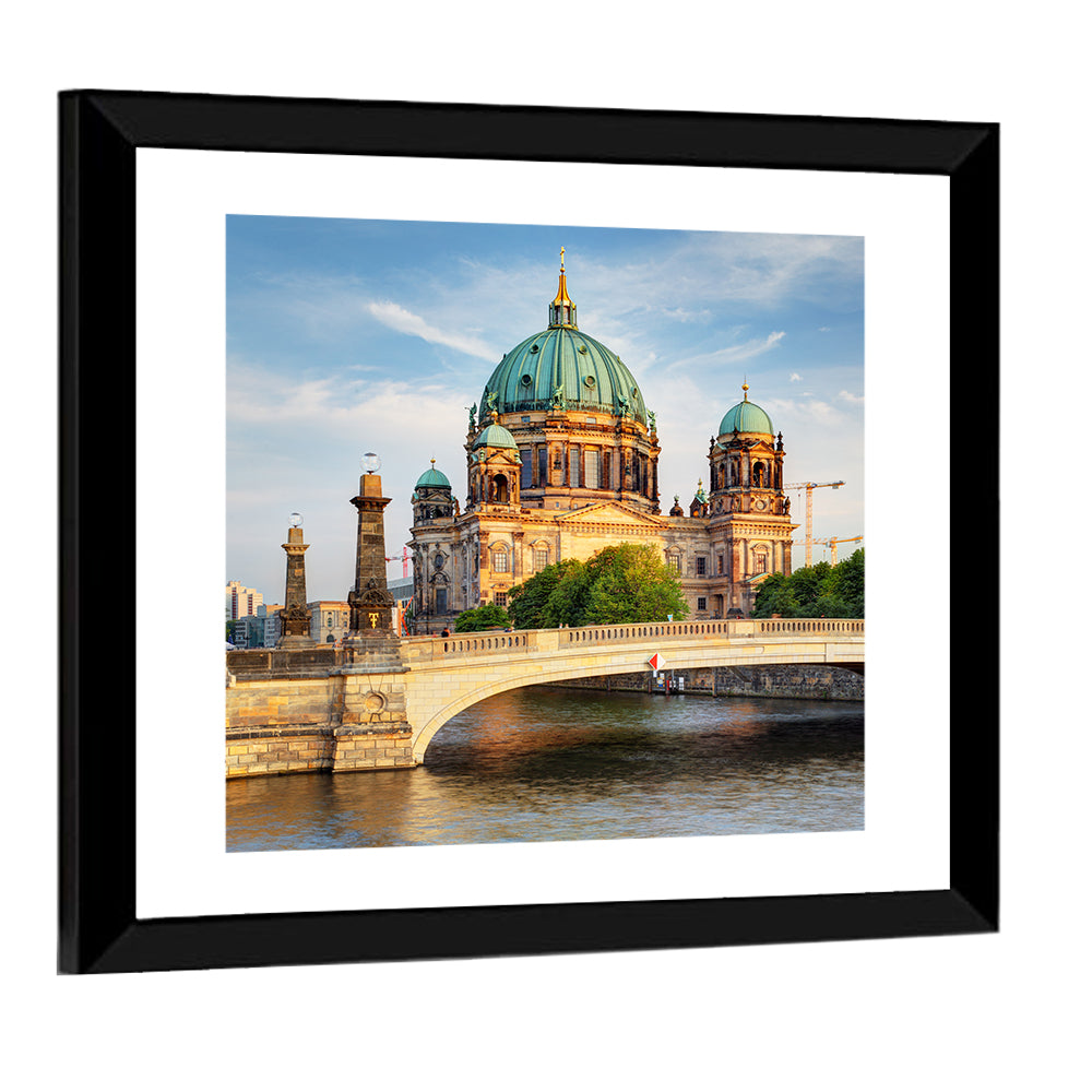 Berlin Cathedral at Golden Hour Wall Art