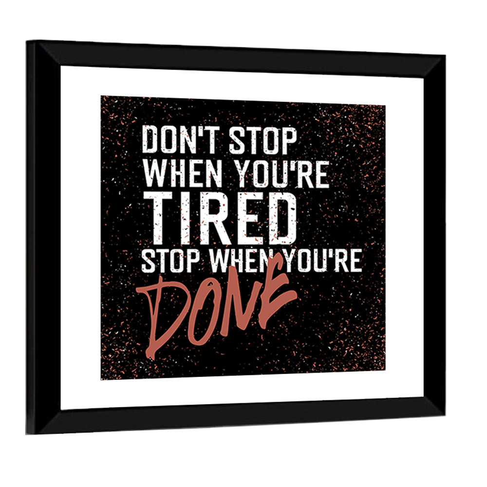 Distressed Motivational Quote Wall Art