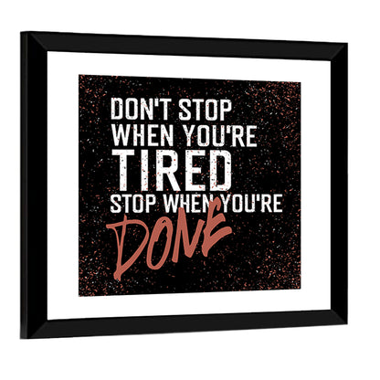Distressed Motivational Quote Wall Art