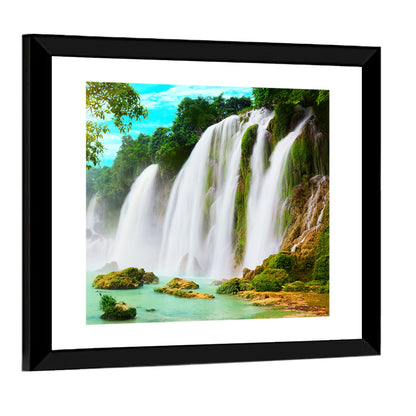 Sunlit Ban Gioc Waterfall Wall Art
