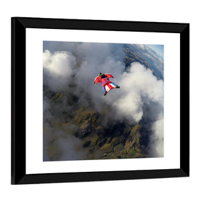 Wingsuit Skydiving Wall Art